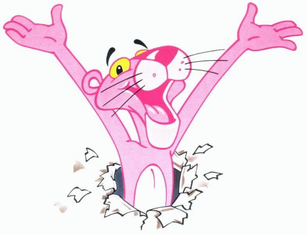 pink panther stuffy