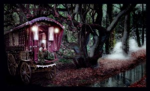 gypsy-caravan-forest-night via layout sparks